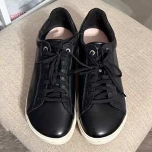 Birkenstock Black Leather Sneakers